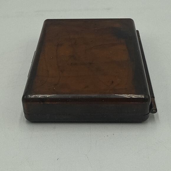 Lucite Tissue Box & Mirror Compact Set From Holiday Inn Des Moines Iowa Rare - Picture 13 of 15